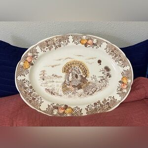THANKSGIVING TURKEY Serving Platter